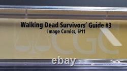 Walking Dead Survivors Guide 3 Cgc 9.8 Signed By Robert Kirkman White Pages