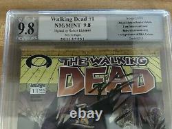 Walking dead 1 PGX 9.8 Signature Series Black Label signed by Kirkman (not CGC)