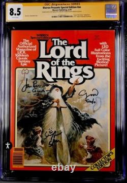 Warren Presents Lord of the Rings #1 (1979) CGC 8.5 Signature Series Bundle
