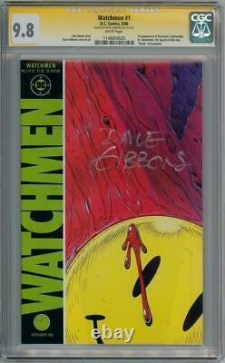 Watchmen 1 1986 Cgc 9.8 Signature Series Signed Dave Gibbons DC Movie Alan Moore