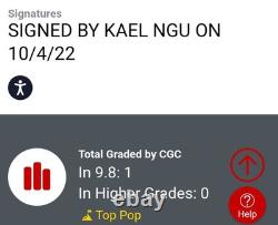 We Live 1 Cgc 9.8 Ss Signed Kael Ngu, Virgin? Only 1 Cgc