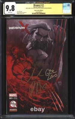 Weapon X (2017) #1 Aspen Comics Edition B CGC x JSA Signature Series 9.8 NM/MT S
