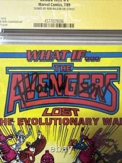 What If. #1 7/89 Cgc Signature Series Signed By Ron Wilson Cgc 9.4