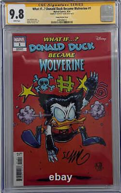 What if. Donald Duck Became Wolverine #1 SIGNED Young Variant CGC SS 9.8