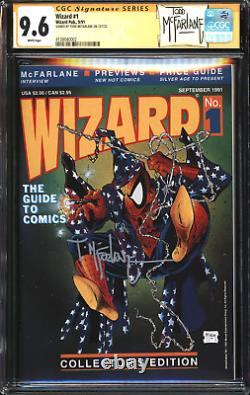 Wizard (1991) #1 CGC Signature Series 9.6 NM+
