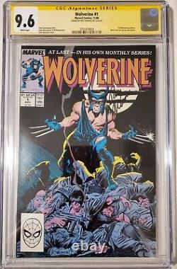 Wolverine # 1 CGC 9.6 White (Marvel) Signature Series Roy Thomas 1st Patch