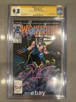 Wolverine #1 CGC 9.8 SS Signed & Sketch by Chris Claremont 1st Wolverine Patch