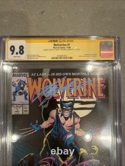 Wolverine #1 CGC 9.8 SS Signed & Sketch by Chris Claremont 1st Wolverine Patch