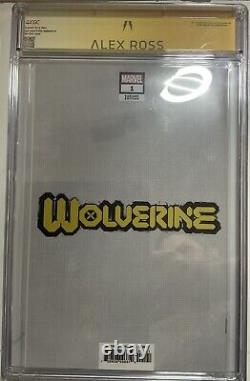 Wolverine #1 CGC 9.8 Signature Series Ross Virgin 1300 Variant
