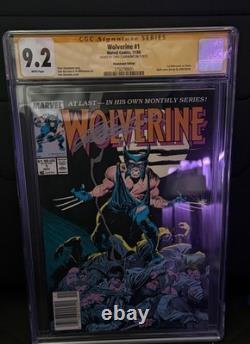 Wolverine #1 CGC SS 9.2 Comic signed by Chris Claremont Marvel Comics