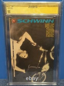 Wolverine #15 Marvel 1989 CGC 9.6 Signature Series Signed Roy Thomas