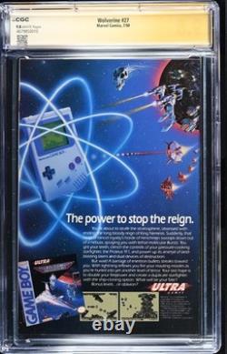 Wolverine #27 CGC 9.8 SS Signed by Jim Lee Iconic Key Cover Marvel Comics 1990