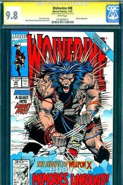 Wolverine #48 CGC GRADED 9.8 Signature Series Jubilee app. Silvestri c/a