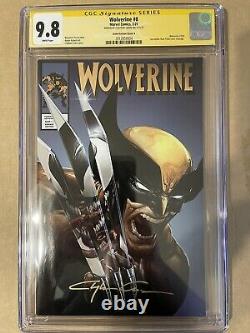 Wolverine #8 Signed By Clayton Crain CGC 9.8 Signature Series