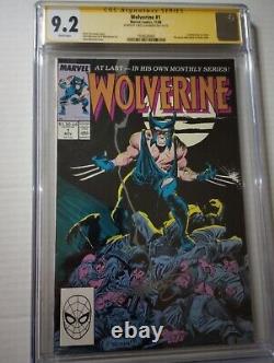 Wolverine (Marvel 1988) #1 CGC Signature Series 9.2 White Pages