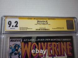 Wolverine (Marvel 1988) #1 CGC Signature Series 9.2 White Pages
