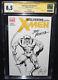 Wolverine & The X-men #1 Sketch By Herb Trimpe Cgc Signature Series 8.5 2011