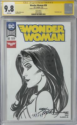 Wonder Woman 58 CGC 9.8 Signature Series Neal Adams Sketch
