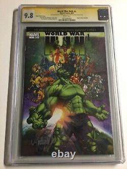 World War Hulk 1 Aspen Variant CGC 9.8 Signature Series Signed by Michael Turner