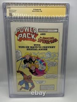 X-Factor #6 CGC 9.2 Signature Series Signed Bob McLeod White Pages