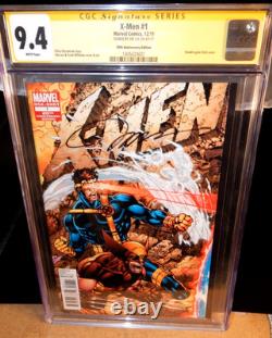 X-MEN #1 20th Ed 12/11 CGC Signature Series 9.4 Marvel Comics Signed Jim Lee