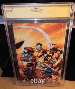 X-MEN #1 20th Ed 12/11 CGC Signature Series 9.4 Marvel Comics Signed Jim Lee