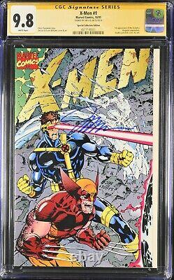 X-MEN #1 Special Collectors Edition CGC 9.8 Signed By Jim Lee SS 1991 Marvel