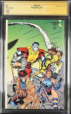 X-MEN #1 Special Collectors Edition CGC 9.8 Signed By Jim Lee SS 1991 Marvel