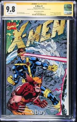 X-Men #1 CGC 9.8 SS Collectors Variant Signed by Claremont & Jim Lee Marvel 1991