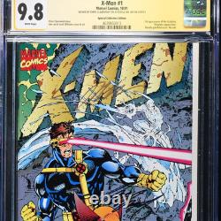 X-Men #1 CGC 9.8 SS Collectors Variant Signed by Claremont & Jim Lee Marvel 1991