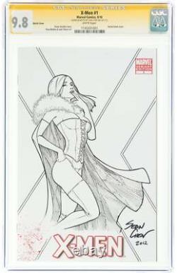 X-Men 1 CGC 9.8 SS SKETCH COVER