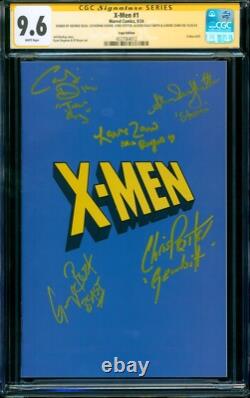 X-Men #1 LOGO VARIANT CGC SS 9.6 signed x5 VOICE ACTORS X-MEN'97