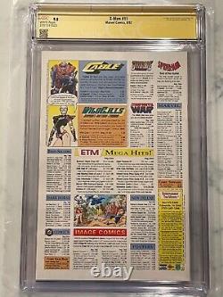 X-Men #11 CGC 9.8 SS Signature Series Signed By Jim Lee