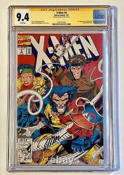 X-Men #4 Marvel Comics 1992 CGC Signature Series Jim Lee 9.4 1st Omega Red