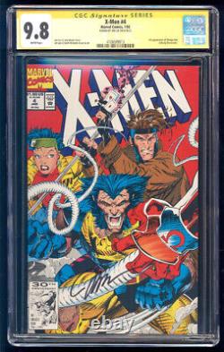 X-Men #4 SS CGC 9.8 Jim Lee Signature Series 1992