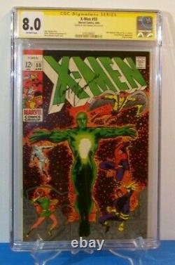 X-Men #55 Marvel 1969 CGC Signature Series signed by Roy Thomas CGC 8.0 VF