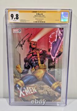 X-Men #6 CGC 9.8 Signed Tyler Kirkham NYCC 2024 Cyclops Danger Room Marvel