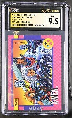 X-Men Series I X-Men GOLD CGC 9.5 MINT+ SIGNATURE SERIES signed JIM LEE 1992