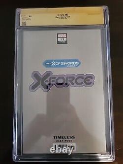 X-force # 13 Alex Ross Sketch Cover Signature Series Cgc9.8