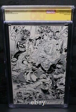 X-men 25 Black & White Variant Cgc Signature Series (9.4) Signed By Andy Kubert