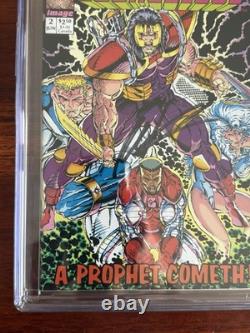 Youngblood #2 pink logo signed CGC 9.6 Signature Series Custom Liefeld Label