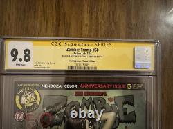 ZOMBIE TRAMP #50 NATHAN SZERDY Graded 9.8 CGC Signature Series With Sketch