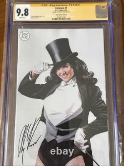 Zatanna #1 DC Legends Alex Ross Legends Variant CGC 9.8 Signature Series S/O