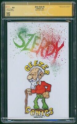 Zirty Girlz #2 CGC 9.8 SS Nathan Szerdy Signature Series Snow White Cosplay Ed A