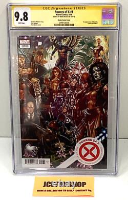 2019 Marvel Comics Powers Of X 1 Cgc Signature Series 9.8 Signé Par Mark Brooks