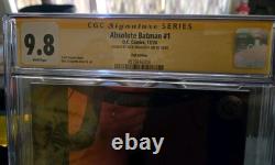 9.8 CGC SIGNATURE SERIES Absolute Batman #1 signé par Nick Dragotta - Édition Foil