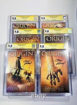 9.8 Cgc Signature Series Wolverine The Origin #1-6 Signé Par Andy Kubert
