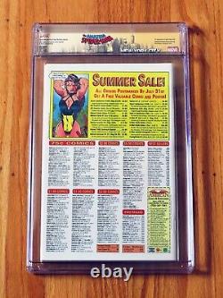 AMAZING SPIDER-MAN #365 CGC SS 9.8 avec croquis signé par Rick Leonardi Série Signature