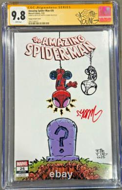 ASM #26 SKOTTIE YOUNG signé avec remarque complète CGC SS 9.8 étiquette Skottie