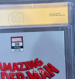 ASM #26 SKOTTIE YOUNG signé avec remarque complète CGC SS 9.8 étiquette Skottie